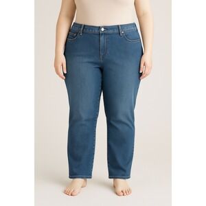 Carhartt Original Fit Straight Leg Plus Size Women Jeans 20W Regular Blue Denim‎